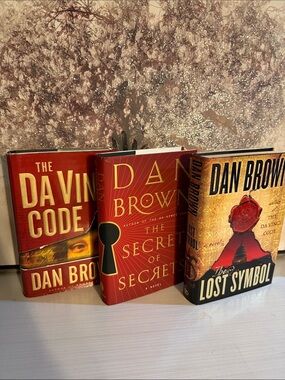 Hardcover Dan Brown three-piece book set
